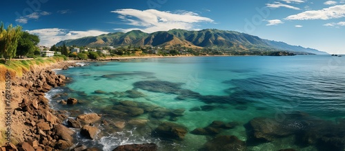 panoramic view of the coast of the island © KRIS