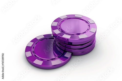 X2 Purple Isolated Illustration - 3D Rendering with Clipping Path for Your Business or Project