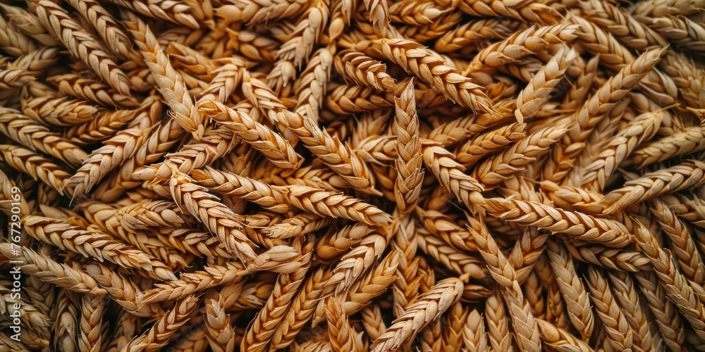 Close-up Organic Cereal Texture Close-up Organic Cereal Texture
