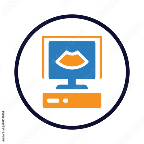medical, scan, ultrasound, x-ray, test, medical ultrasound icon