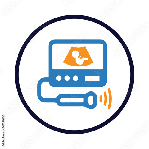medical, scan, ultrasound, x-ray, test, medical ultrasound icon