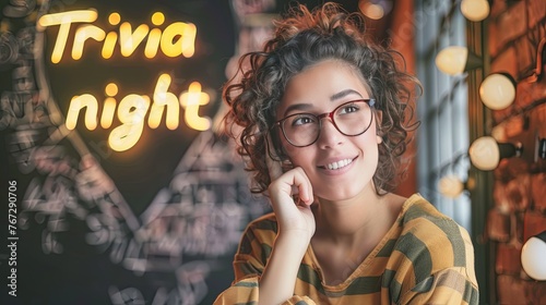 girl with trivia night