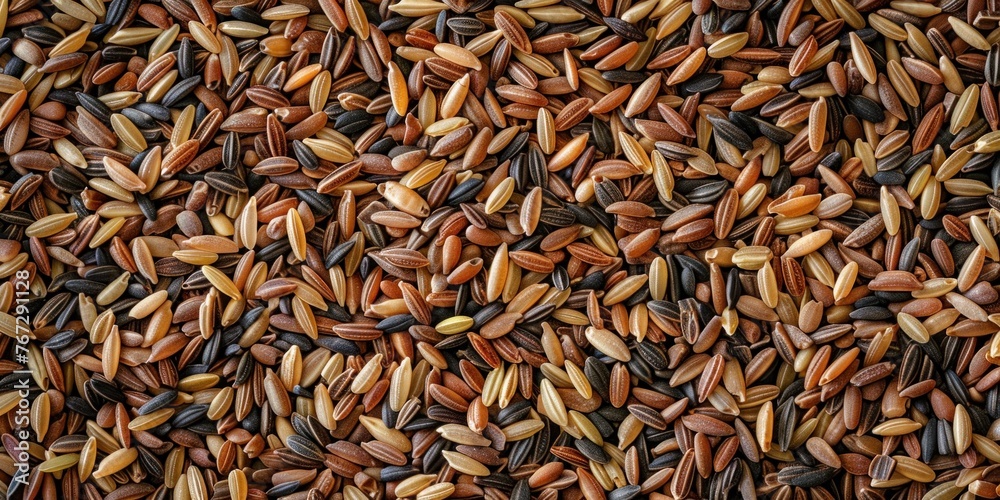 Organic Cereal Grains Full Frame Texture Organic Cereal Grains Full Frame Texture