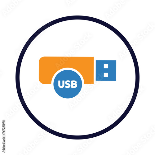 USB, flash, drive, pen drive, flash drive, data drive, USB flash drive icon