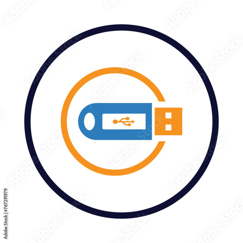 USB, flash, drive, pen drive, flash drive, data drive, USB flash drive icon