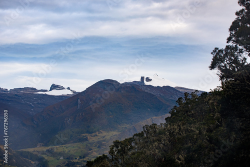 snowy El Cocuy, beautiful snowy landscape of Colombia