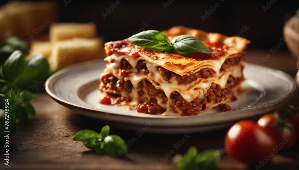 lasagna with sauce