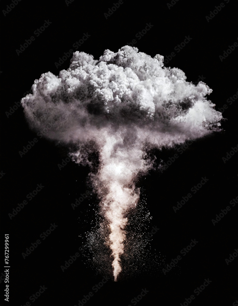 nuclear explosion mushroom cloud - obrazy, fototapety, plakaty 