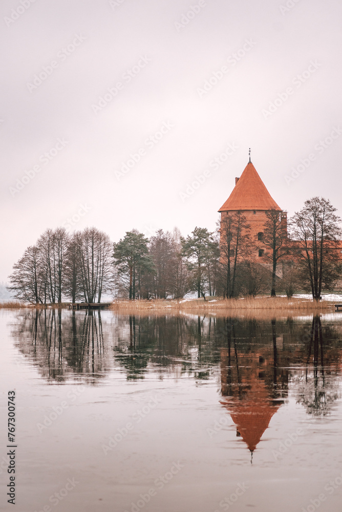 Obraz premium castle on the lake