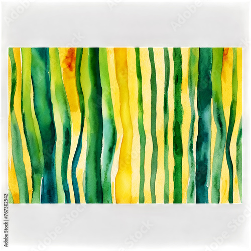 Background material_Watercolor texture_Yellow green