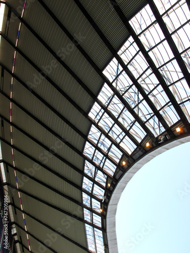 Obraz na płótnie Roof of the murrayfield stadium - Edinburgh - Scotland - UK w salonie