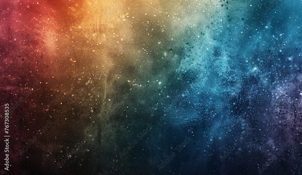 Dark gradient background with blurred colors and grainy texture