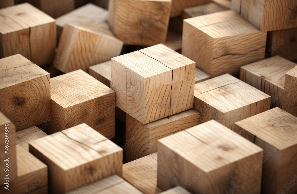 A colourful wall backround made out of wooden cubes arranged like a puzzle. Perfect for wallpaper A colourful wall backround made out of wooden cubes arranged like a puzzle. Perfect for wallpaper