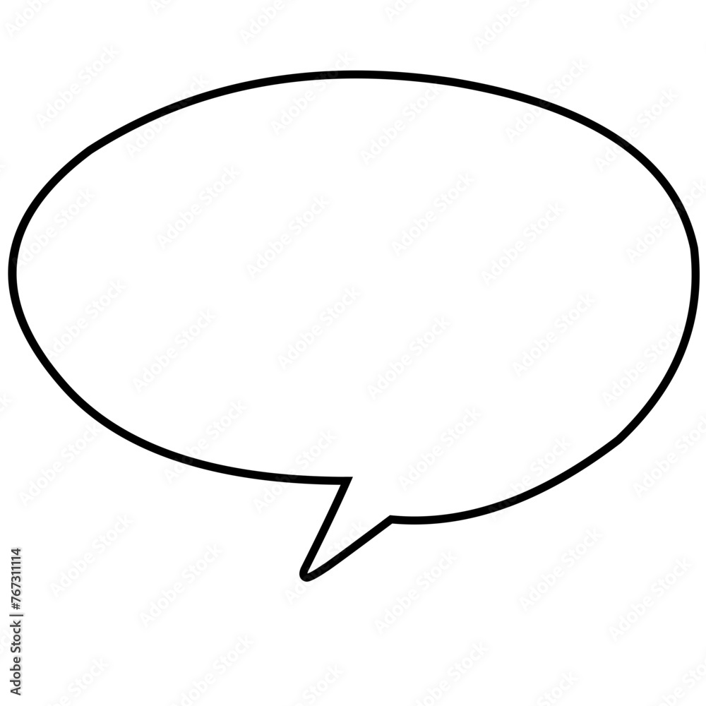 Retro empty comic bubbles and elements outline Retro empty comic bubbles and elements outline