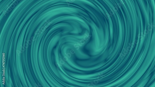 Abstract wavy twirl turquoise color illustration. Liquid background 4k illustration. © MD SHAHIN