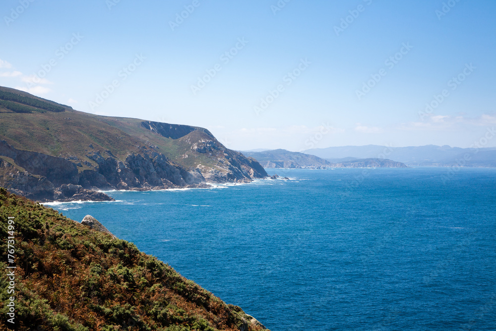 Fototapeta premium Bares coastline landscape, Galicia, Spain
