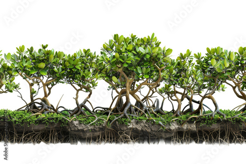 Mangrove isolated from white or transparent background © Miquel