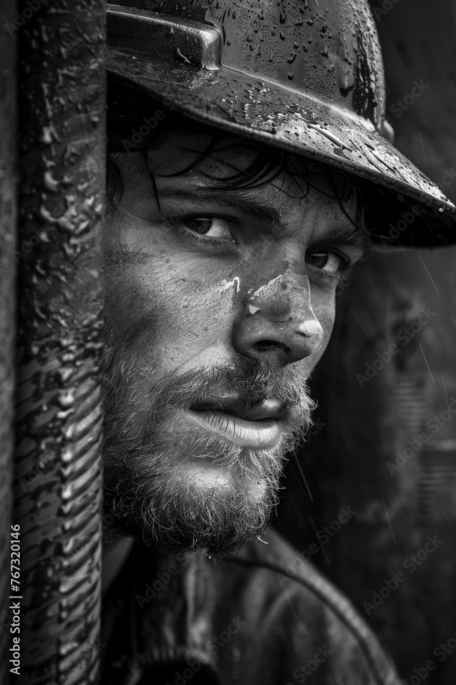 Embark on a journey of discovery as you witness the meticulous precision of a worker in the oil drilling industry