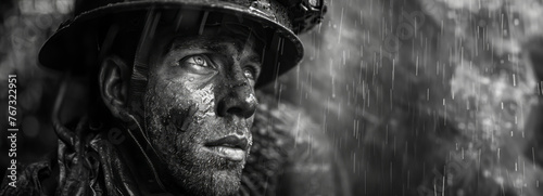 Exploring the Depths: A Portrait of a Miner in the Heart of a Mining Shaft