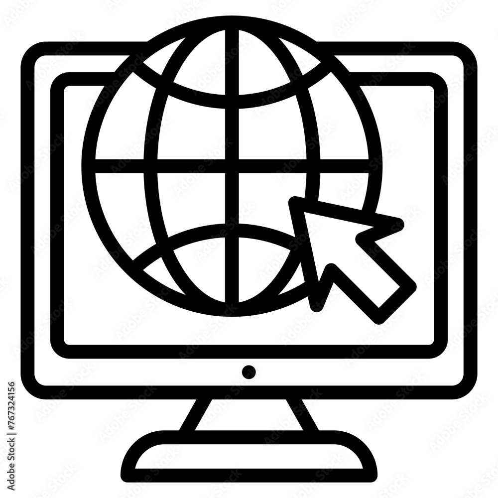 Ecommerce Icon Element For Design