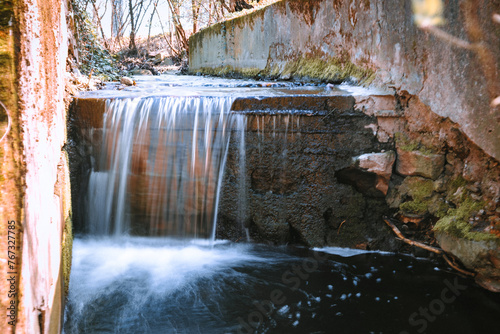 waterfall in the park