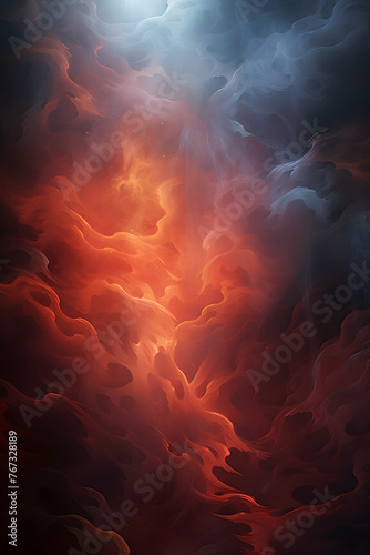 Enigmatic Smoke: Abstract Ethereal Light