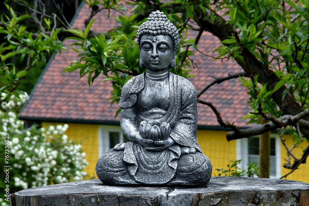 Bhuddafigur (Großaufnahme)