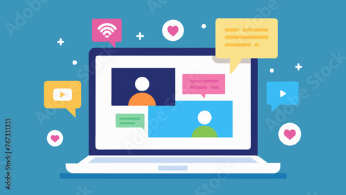 A companys Instagram feed is displayed on a laptop screen showcasing their visually appealing content and active engagement with followers