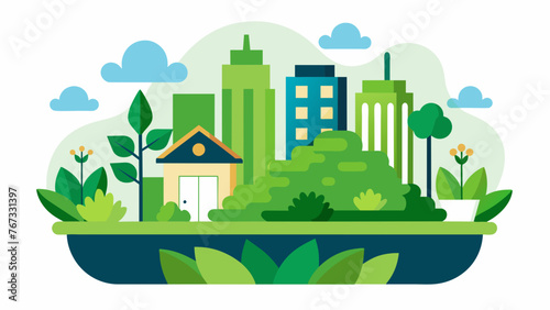 A landscaping company specializing in green roofs and living walls promoting the benefits of incorporating plants into urban environments. The