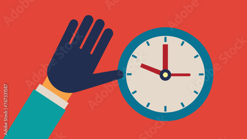 A hand reaching out from behind a clock representing the need to seize and make the most of every moment in the fastpaced business environment.