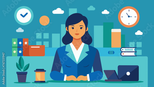A busy corporate exeive takes a break from her hectic schedule to attend a professional development workshop. The workshop covers topics such