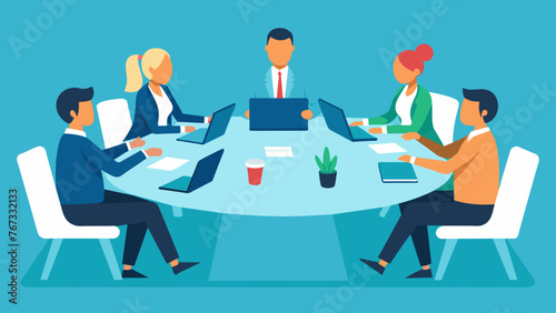 A group of exeives sit around a conference table intently discussing the benefits and challenges of incorporating agile strategies into their