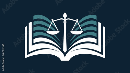 A sleek and professional image depicting an open legal book with intricate details adorned with the company logo conveying a deep understanding