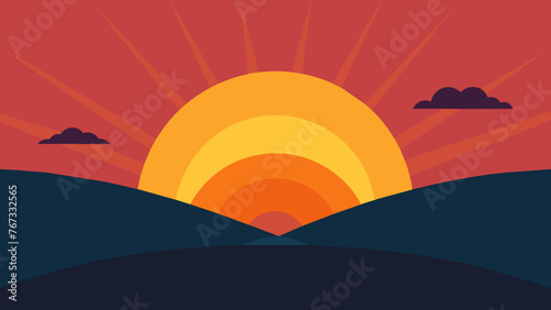 The sun sets on the horizon as a small business celebrates reaching a crucial profitability milestone marking it as a memorable moment in their