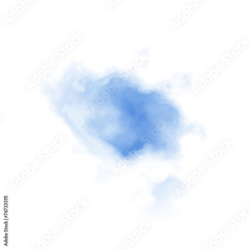 Blue Watercolor Element