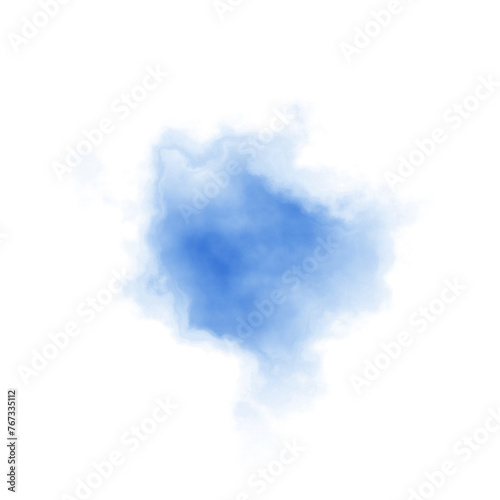 Blue Watercolor Element