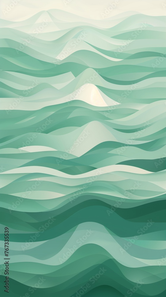 Abstract background with gradients and geometric shapes in a color scheme reminiscent of ocean waves Abstract background with gradients and geometric shapes in a color scheme reminiscent of ocean waves