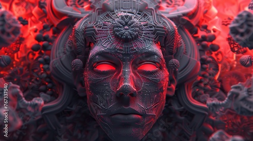 technical drawing technocore mind meld evil-god