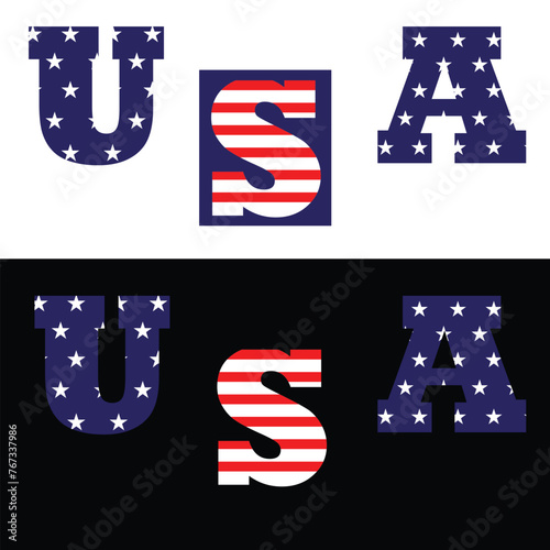 USA vector T shirt designe