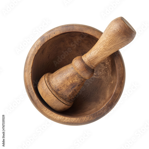 Isolated Mortar and Pestle, Cooking Tool, transparent background