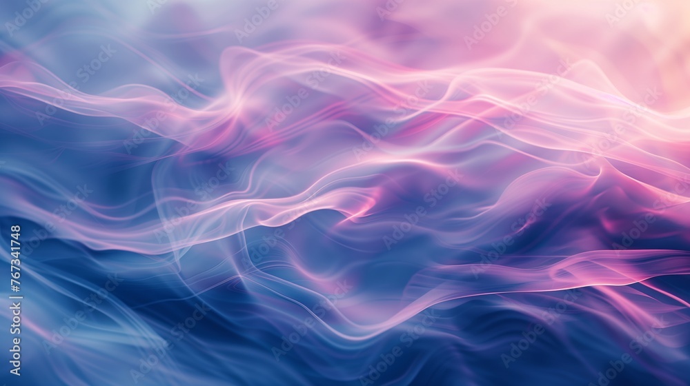 Dynamic background in a cool color palette, with motion and blur effects
