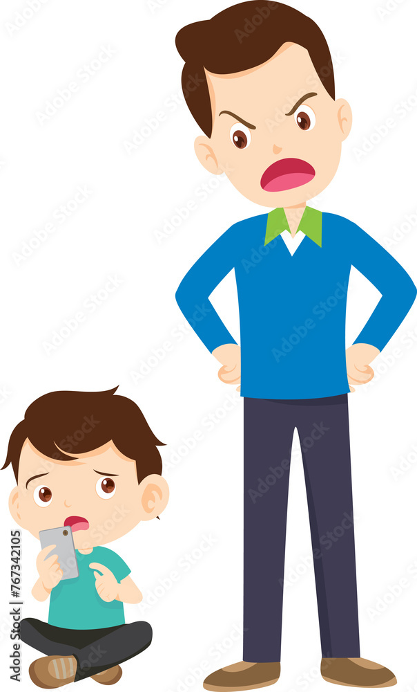 parent angry scold to kid addicted mobile phone parent angry scold to kid addicted mobile phone