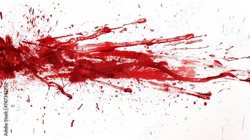 Realistic Red Blood Splatter Background photo