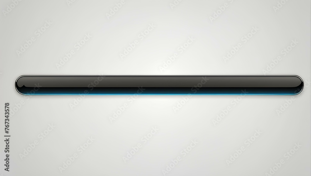 long black bar on white background, copy space, space for text and design long black bar on white background, copy space, space for text and design