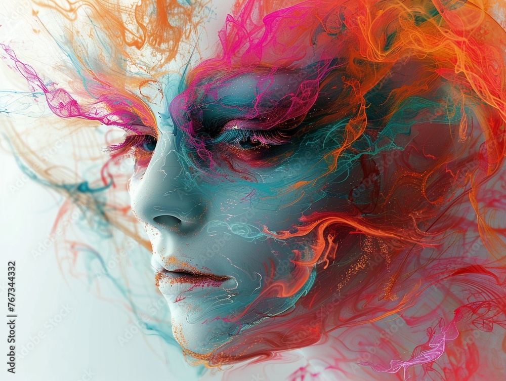 Digital art is a carnival of color and creativity, a riotous celebration of all things fun and fantastical, film stock