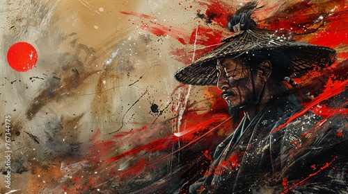 Surrealism paints a portrait of the samurai as a mystic warrior, attuned to the rhythms of the universe, film stock