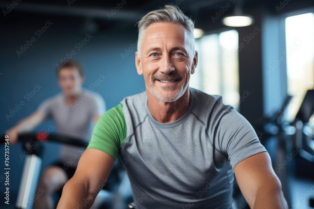 person doing exercise at gym. fitness concept person doing exercise at gym. fitness concept