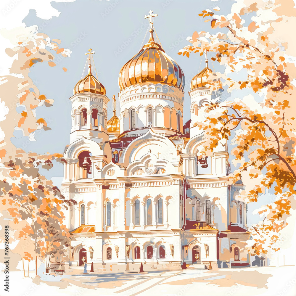 Obraz premium church of the savior on blood