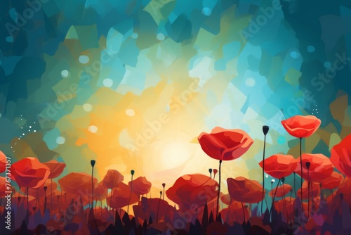 abstract background for ANZAC Day photo