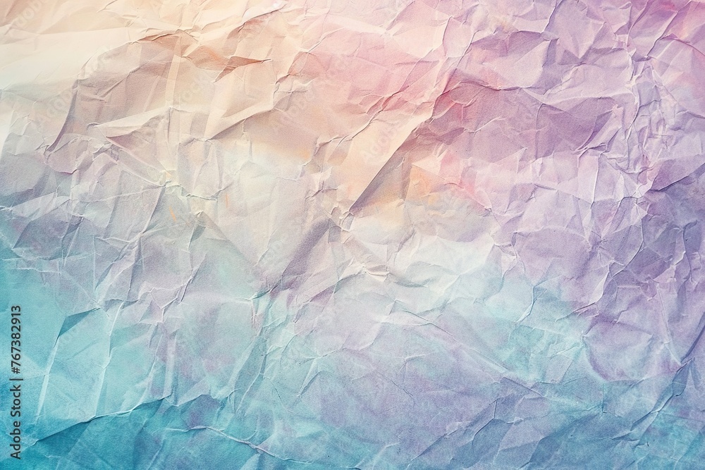 Fototapeta premium Colorful crumpled paper background